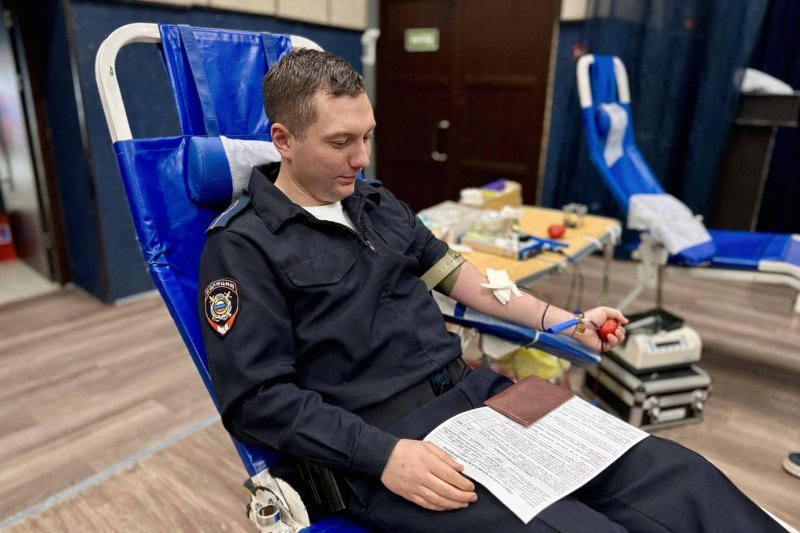 В Домодедово полицейские приняли участие в акции «День донора»