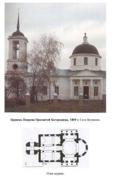 Церковь Покрова Пресвятой Богородицы (Покровская церковь). Село Буняково.