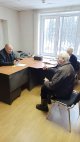 Прием депутата Совета депутатов городского округа в мкр. Белые Столбы 14.02.2023г.