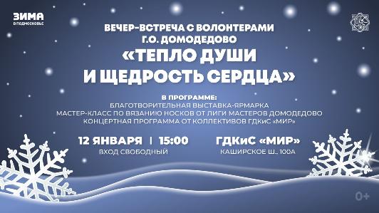 Вечер-встреча с волонтерами г/о Домодедово Вечер-встреча с волонтерами г/о Домодедово