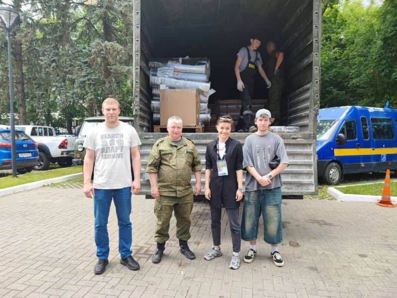 Очередная партия гуманитарной помощи отправлена на передовую