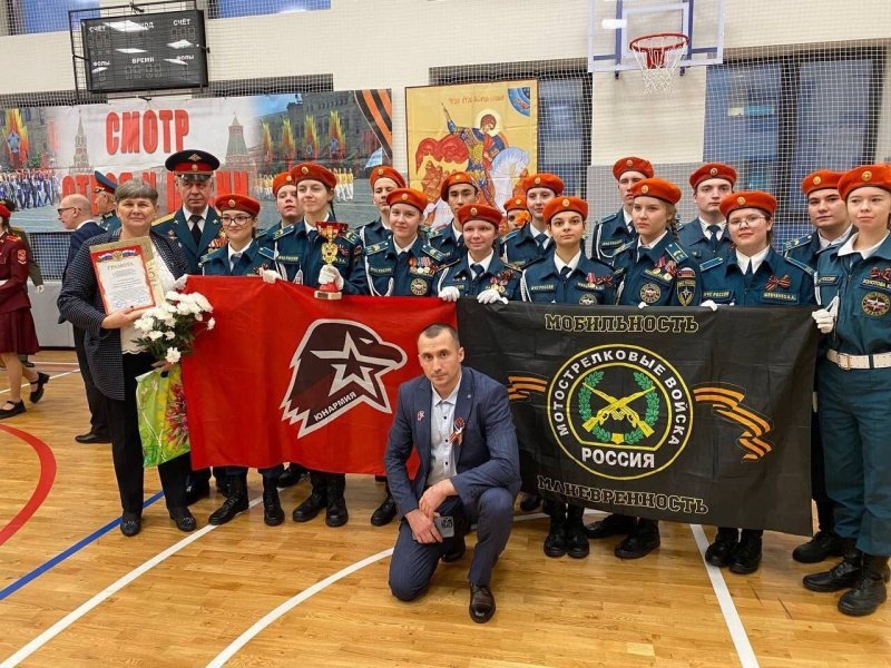 Домодедовские юнармейцы победили на XIX московском открытом смотре строя и песни «Марш победителям!»