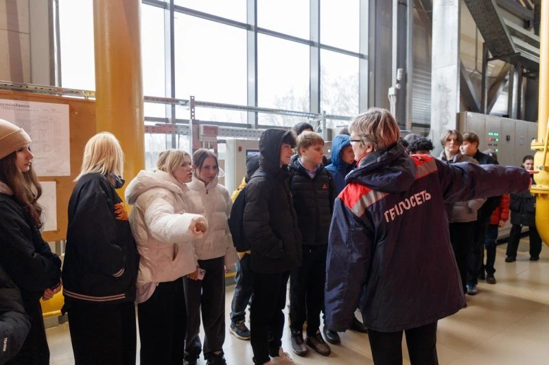 Ученики Домодедовской школы №4 побывали на котельной на улице Овражной 