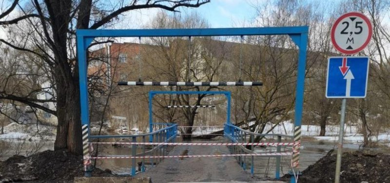 Внимание! Перекрытие моста в Константиново