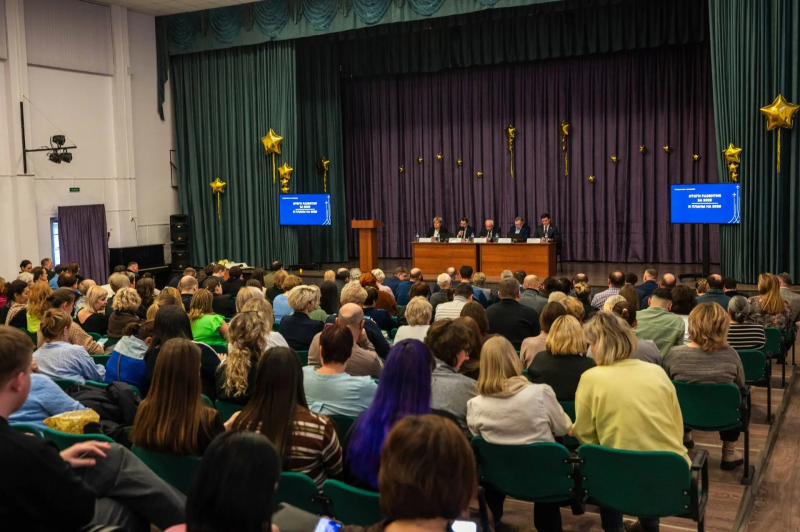 Провели отчёт перед населением в микрорайоне Южный