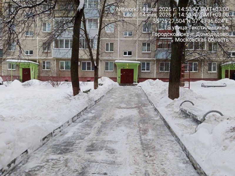 Запланированная механизированная уборка во дворах была проведена 