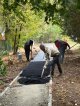 Реконструкция тротуара в деревне Чурилково.