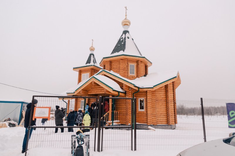 Храм в честь Георгия Победоносца открыт в Домодедово!