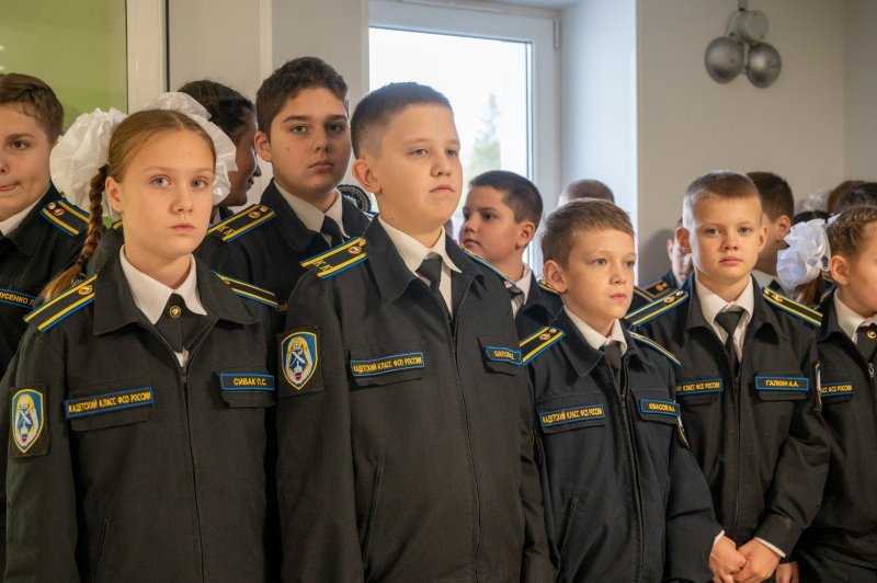 Кадетские классы Ильинской школы в Домодедово встречали представителей ФСО! 