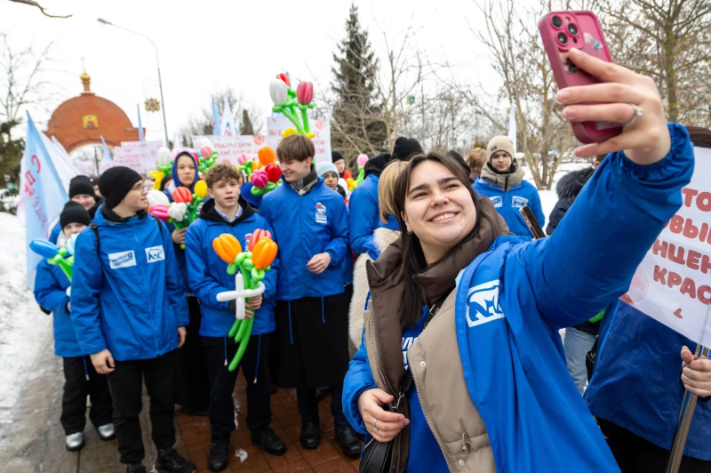 «Дорогая, ты права!» — праздничная акция прошла в Домодедово в преддверии 8 Марта
