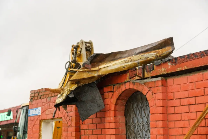 В Домодедово демонтировали 92-й незаконный торговый объект